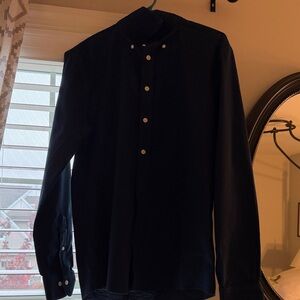Men's dark navy brooks bros Shirt